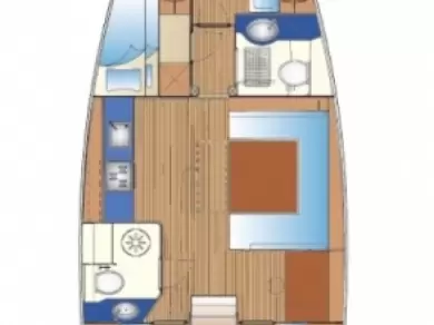 Bareboat Rental Sailboat Bavaria with a boat licence