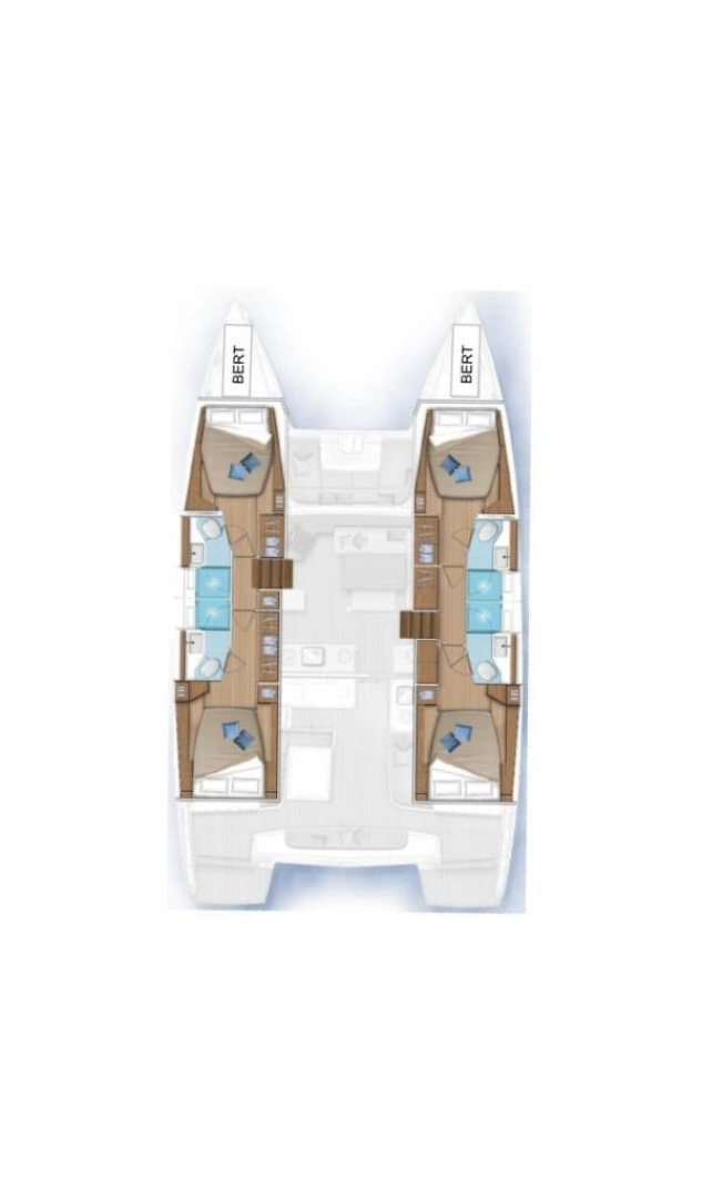 Bareboat Rental Catamaran Lagoon with a boat licence