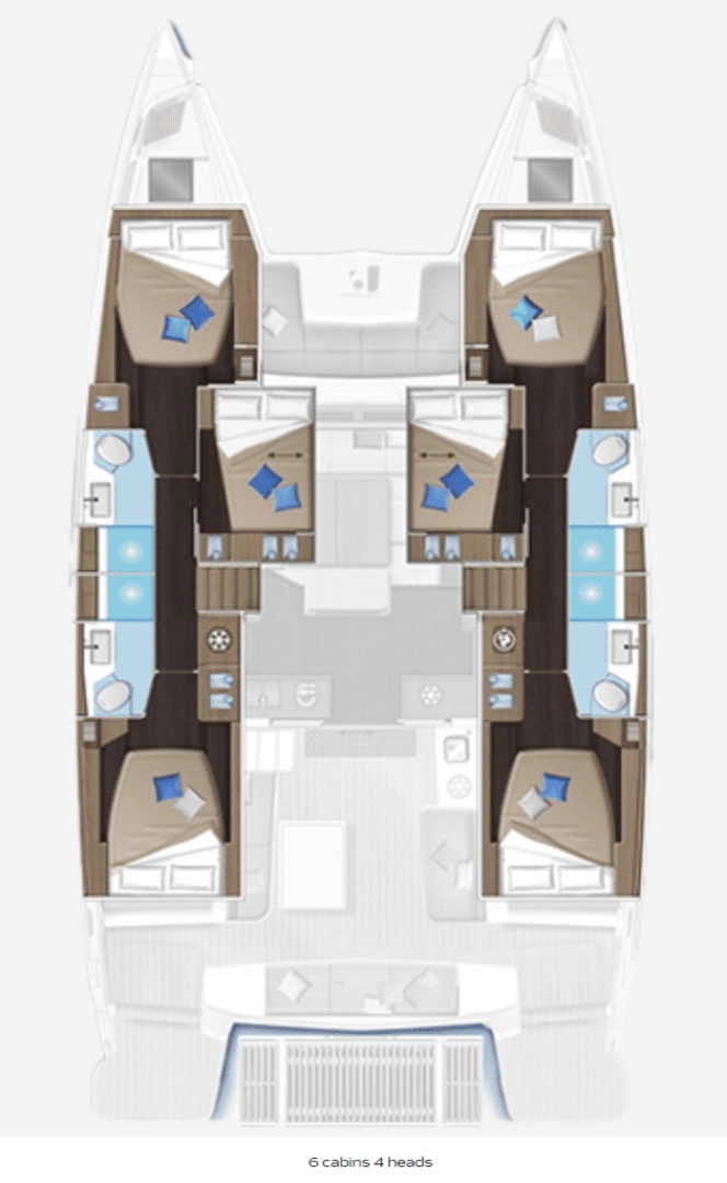Yacht charter Road Town cheap Lagoon 51