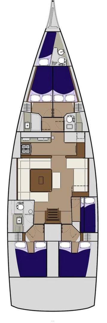 Rent a Dufour Dufour 560 Grand Large Gouvia