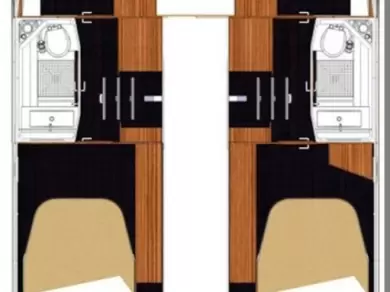 Bareboat Rental Motorboat Fountaine Pajot with a boat licence