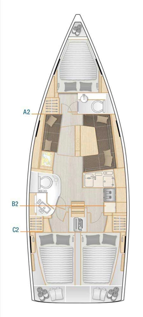 Yacht charter Šibenik cheap Hanse 388