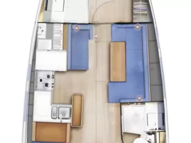 Yacht charter Tropea cheap Sun Odyssey 410