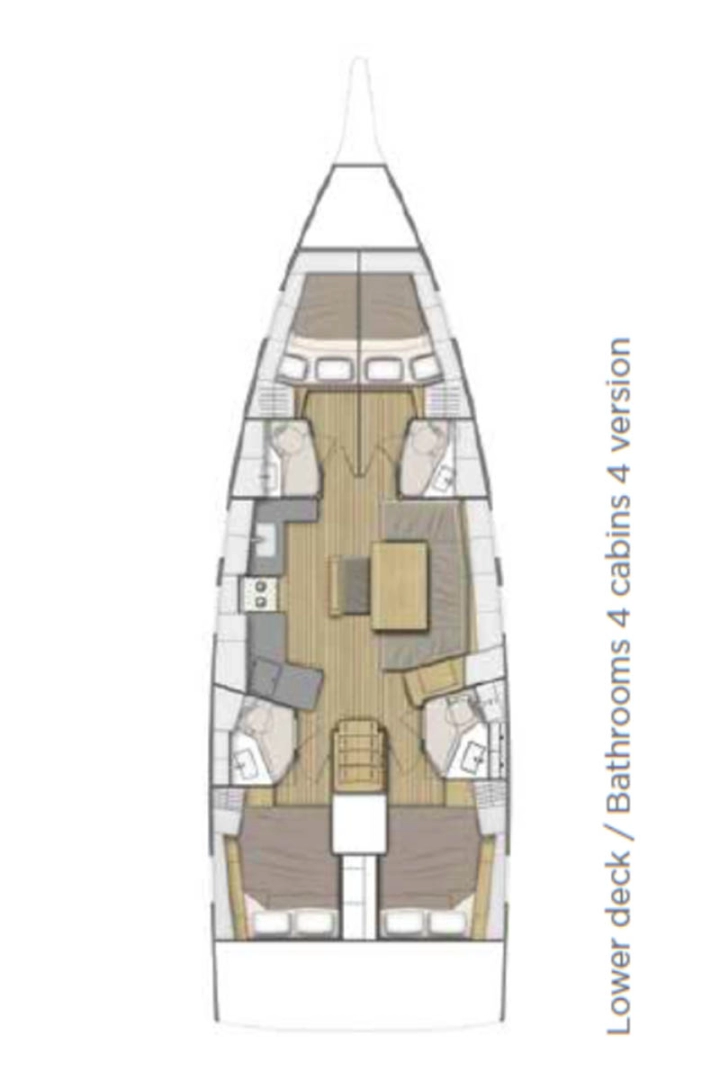 Bénéteau Oceanis 46.1 charter bareboat or captained in  Seget Donji