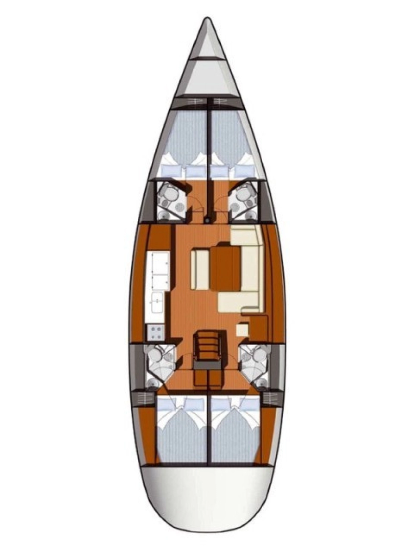 Rent a Jeanneau Sun Odyssey 49 Kaštela