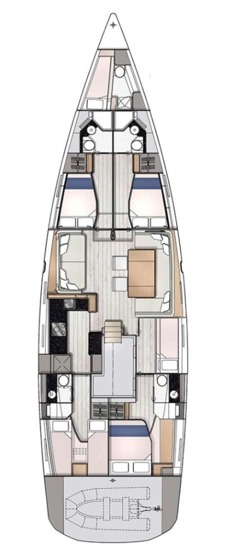 Yacht charter Lávrio cheap Jeanneau 65