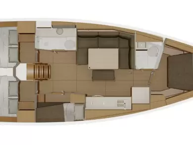 Sailboat rental in Skradin - Dufour Dufour 430