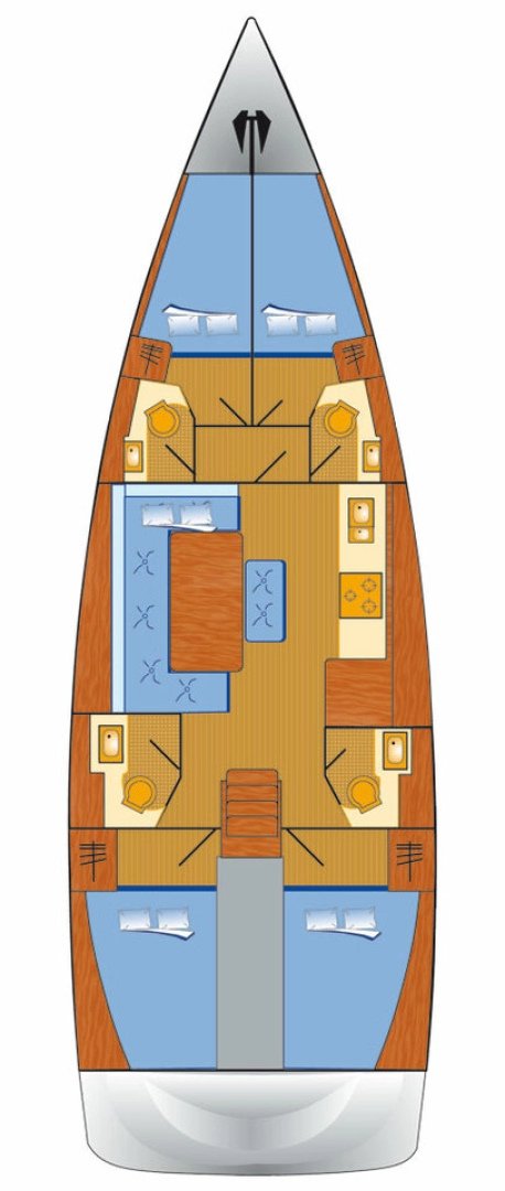 Sailboat rental with or without captain Dufour Punat