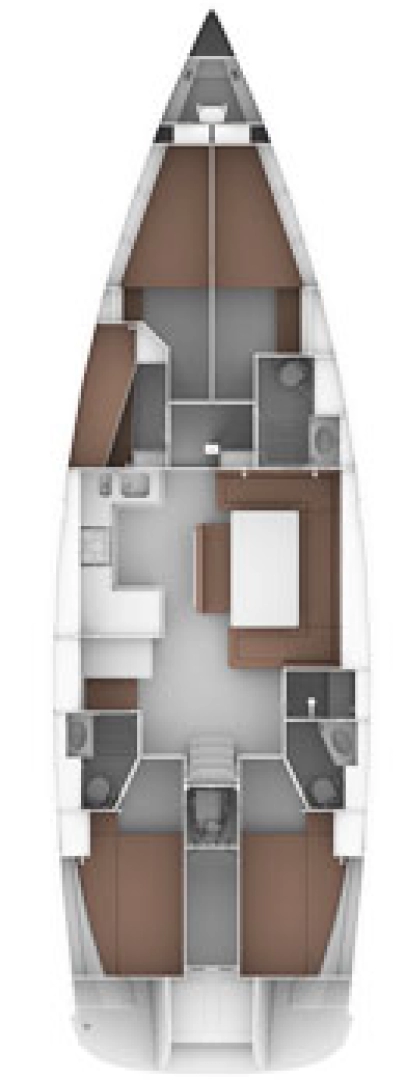 Bareboat Rental Sailboat Bavaria with a boat licence