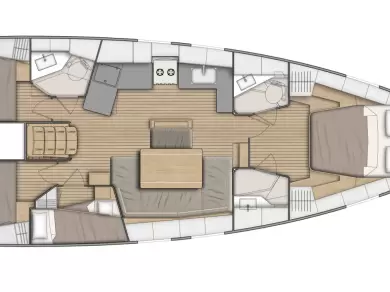 Yacht charter Komolac cheap Oceanis 46.1