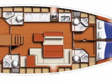 Sailboat rental in Lefkáda - Bénéteau Oceanis 50