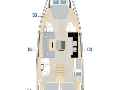 Yacht charter Kaštela cheap Hanse 510