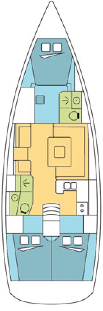 Boat rental Jeanneau Sun Odyssey 439 in Raiatea Island on Samboat