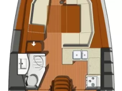 Sailboat for rent Betina at the best price