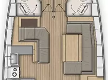 Sailboat rental with or without captain Bénéteau Gouvia