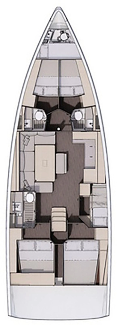 Yacht charter Agropoli cheap Dufour 470