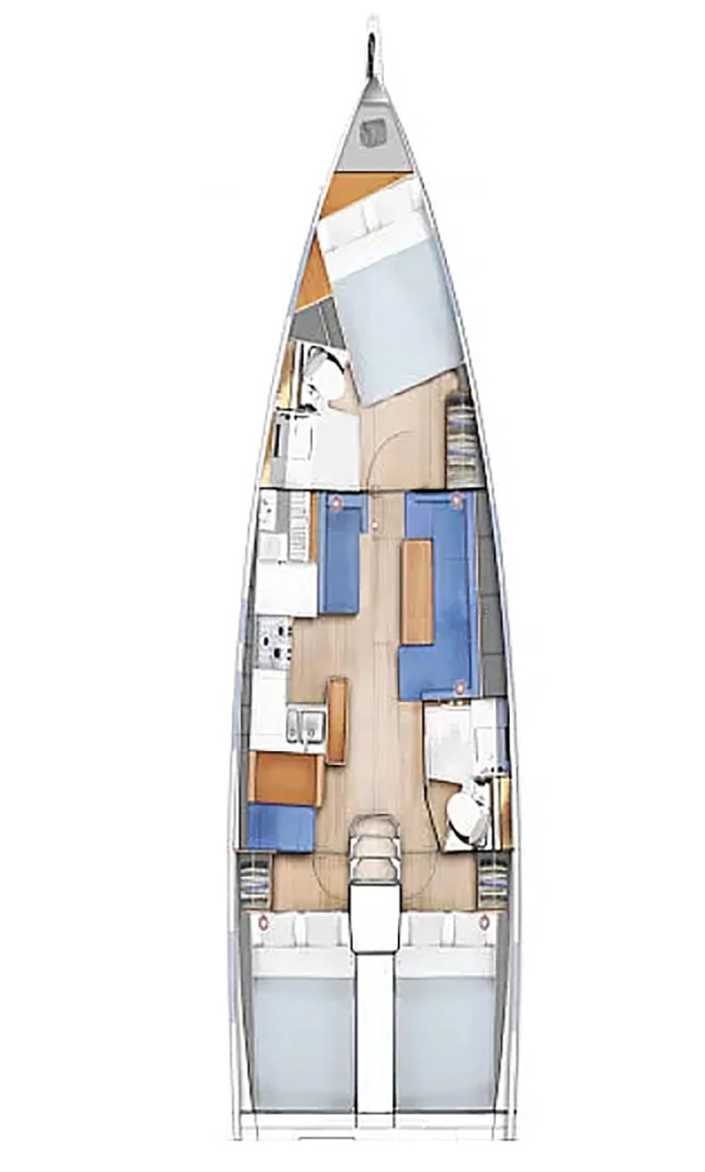 Jeanneau Sun Odyssey 410 in Zadar on SamBoat