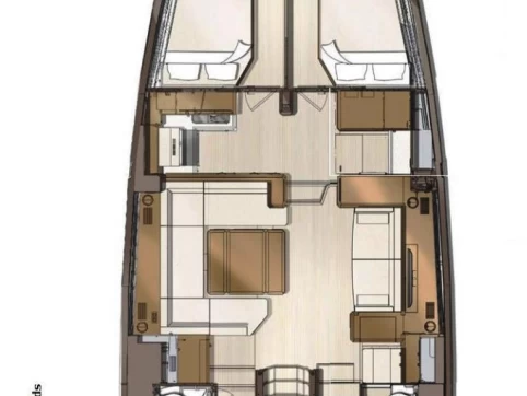 Sailboat rental with or without captain Jeanneau Alimos