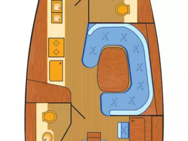 Bootsbau Rügen GmbH Vilm 41 cruiser in Barth on SamBoat