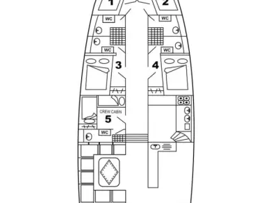 Custom Made Sadri Usta 1 charter bareboat or captained in  Tivat