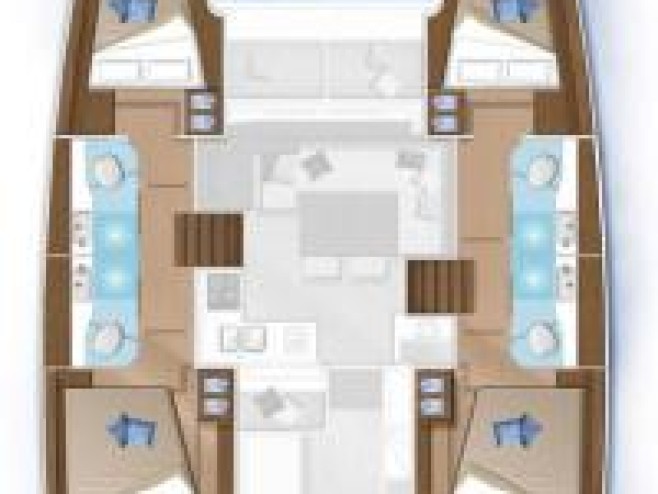 Lagoon Lagoon 40 charter bareboat or captained in  Fethiye