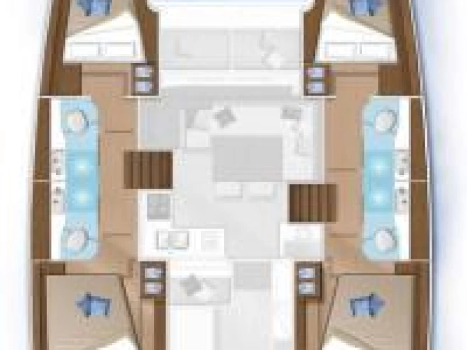 Lagoon Lagoon 40 charter bareboat or captained in  Fethiye