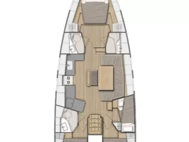 Boat rental Bénéteau Oceanis 46.1 in Seget Donji on Samboat