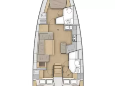 Sailboat rental with or without captain Bénéteau Zadar