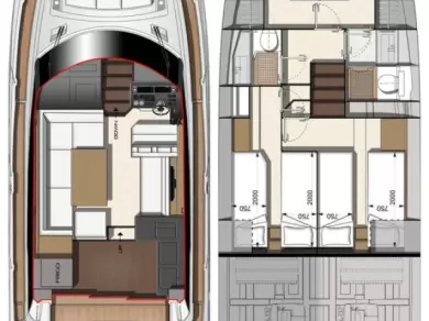 Yacht charter Biograd na Moru cheap Prestige 460 Fly - 3 + 1 cab.