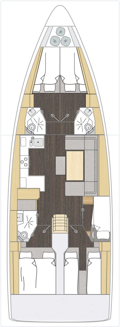Yacht charter Šibenik cheap Bavaria C46