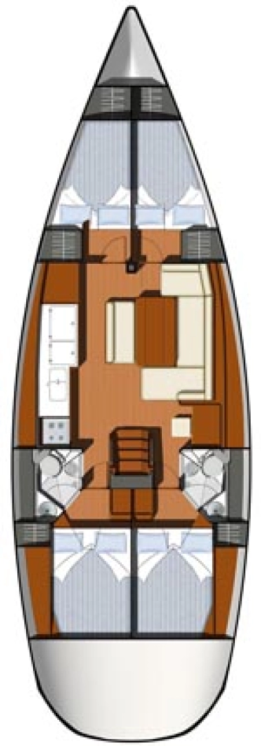 Boat rental Jeanneau Sun Odyssey 44i in Betina on Samboat