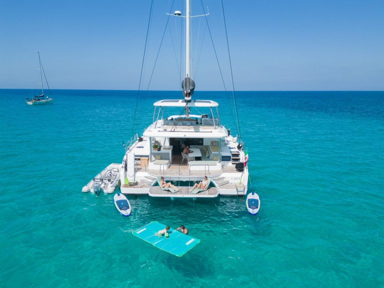 Bareboat Rental Catamaran Lagoon with a boat licence