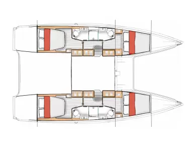 Catamaran rental in Alimos - Excess Excess 13 - 4 + 1 cab.