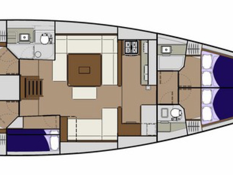 Boat rental Dufour Dufour 560 Grand Large in Rhodes (City) on Samboat