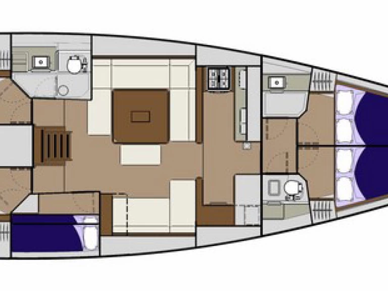 Boat rental Dufour Dufour 560 Grand Large in Rhodes (City) on Samboat