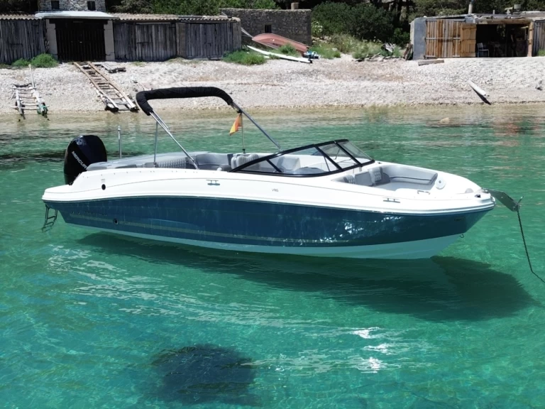 Motorboat rental with or without captain Bayliner Ibiza Town