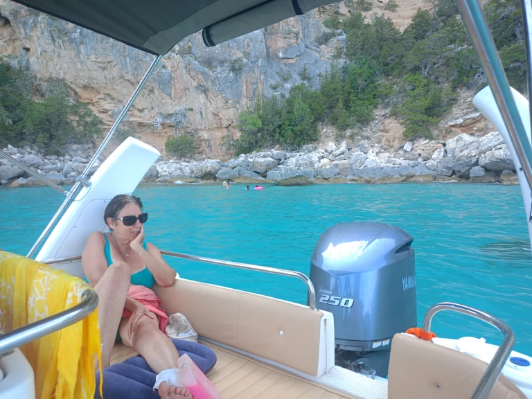 Nuova Jolly King 750 charter bareboat or captained in  Cala Gonone