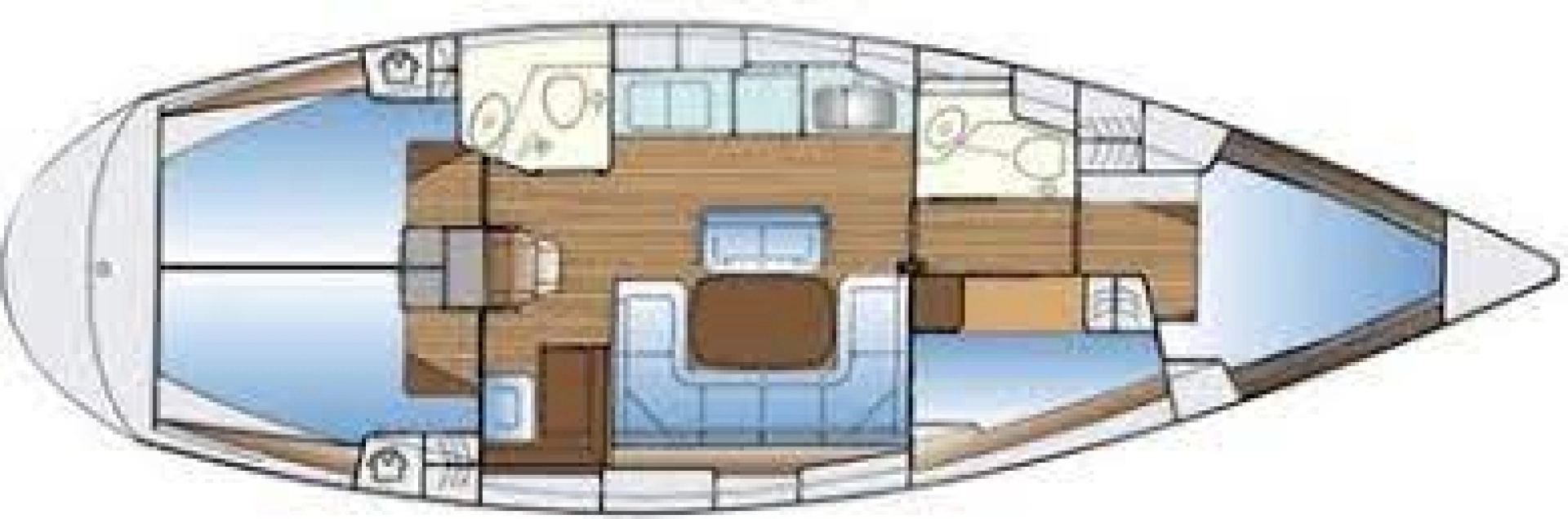 Sailboat rental with or without captain Bavaria Porroig