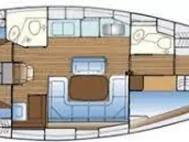 Sailboat rental with or without captain Bavaria Porroig