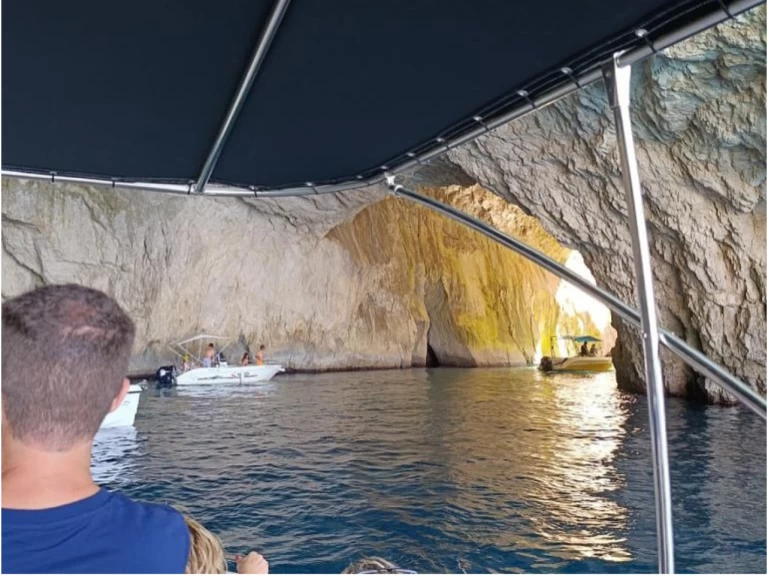 Bareboat Rental Motorboat Mercan with a boat licence