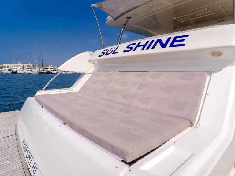 Bareboat Rental Luxury Yacht Ferretti with a boat licence