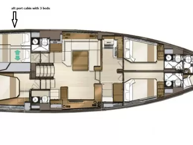 Jeanneau Jeanneau 60 charter bareboat or captained in  Seget Donji