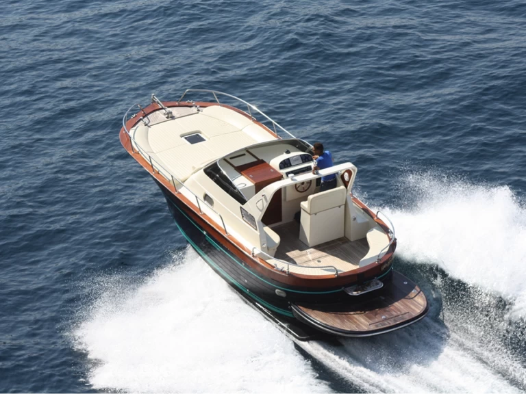 Jeranto Gozzo 30C charter bareboat or captained in  Positano