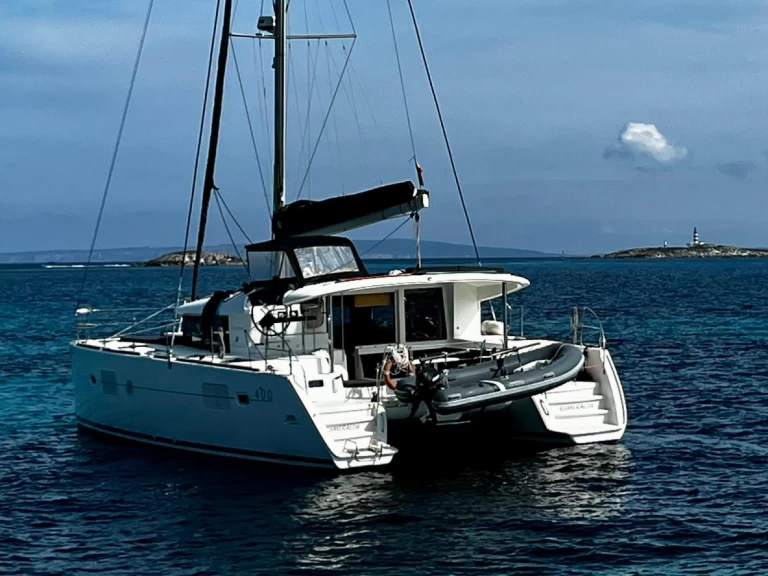Catamaran rental with or without captain Lagoon Ibiza Magna