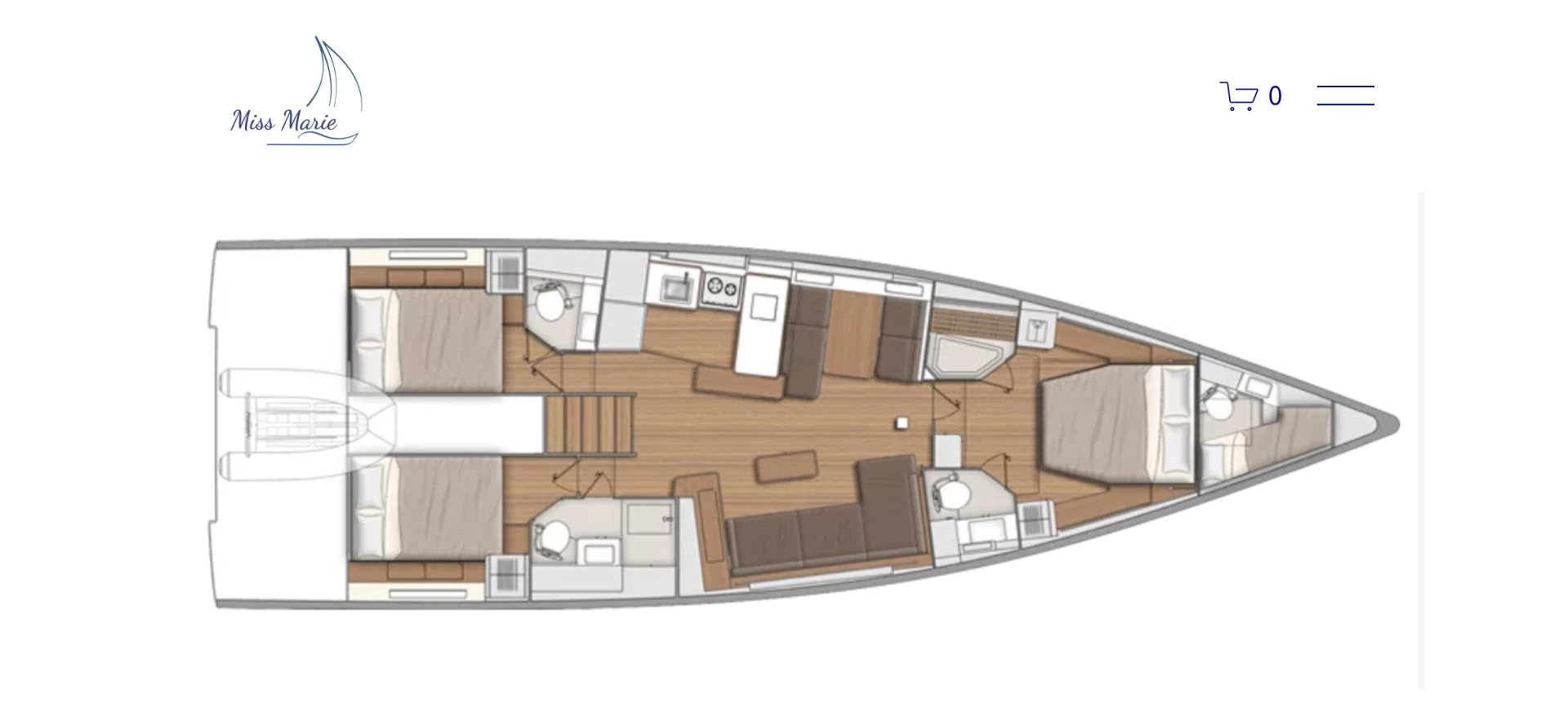 Sailboat rental with or without captain Bénéteau Portisco