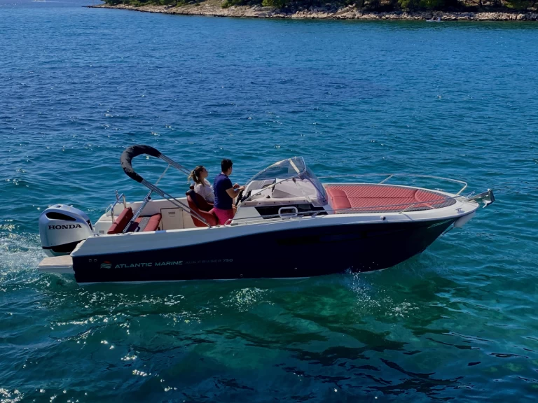 Atlantic 730 Sun Cruiser charter bareboat or captained in  Tribunj