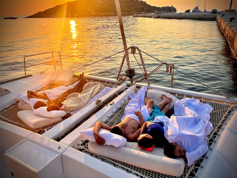 Bareboat Rental Catamaran Lagoon with a boat licence