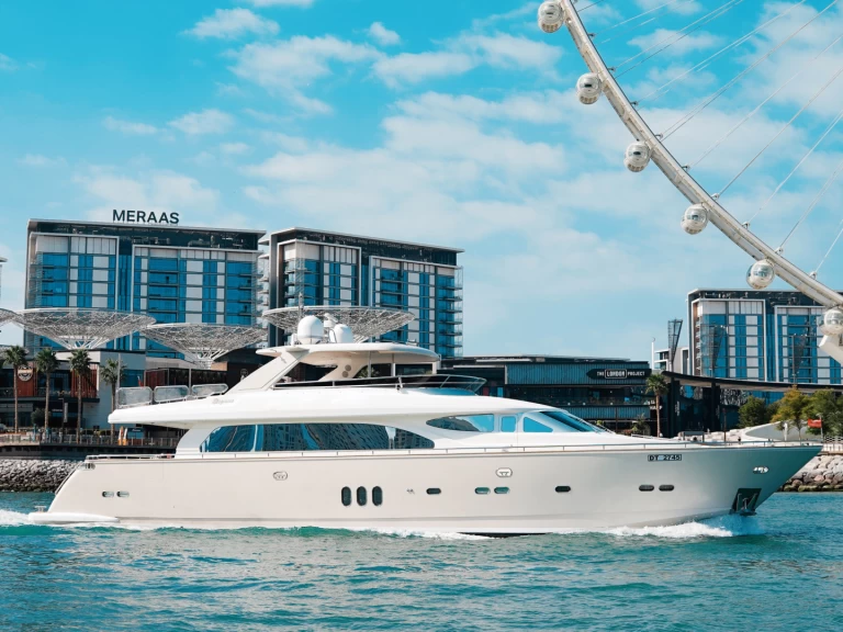 Sunseeker A3 charter bareboat or captained in  Dubaï harbour