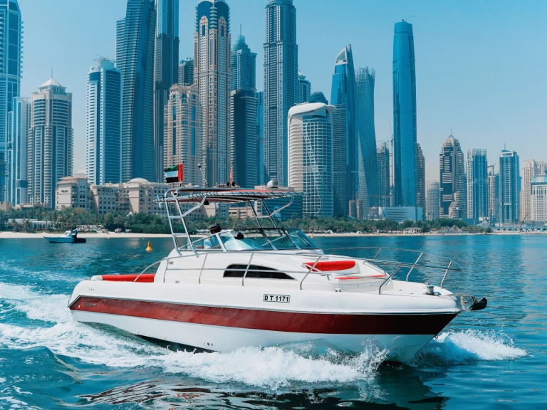 Motorboat for rent Dubaï harbour at the best price