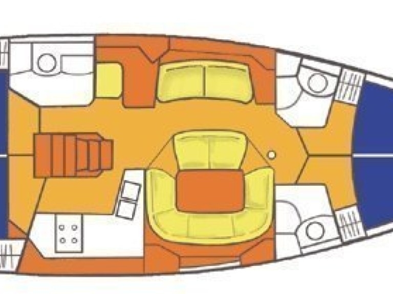 Sailboat rental with or without captain Jeanneau San Vincenzo